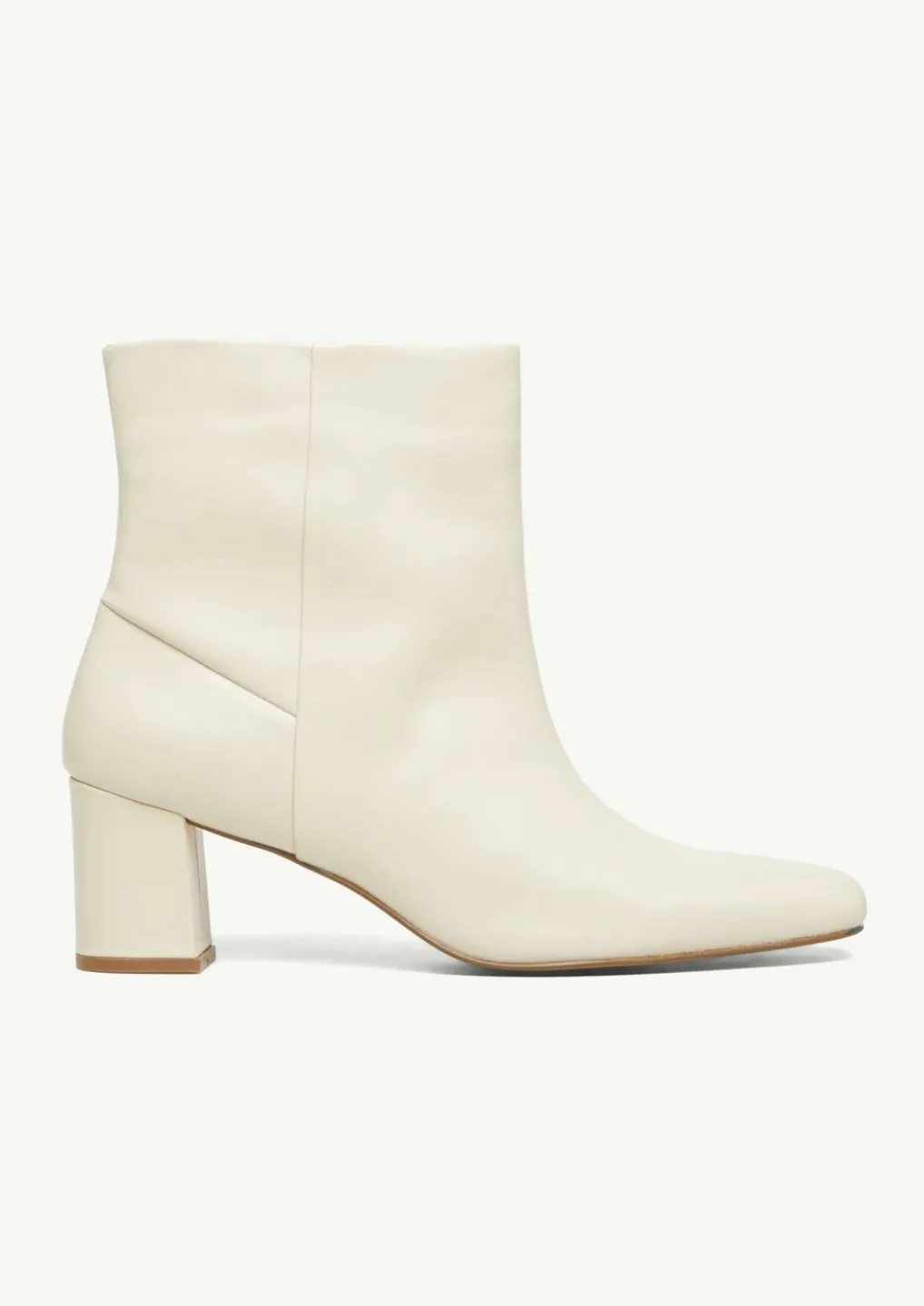 Absatz-Stiefelette aus Glattleder-Comma Online
