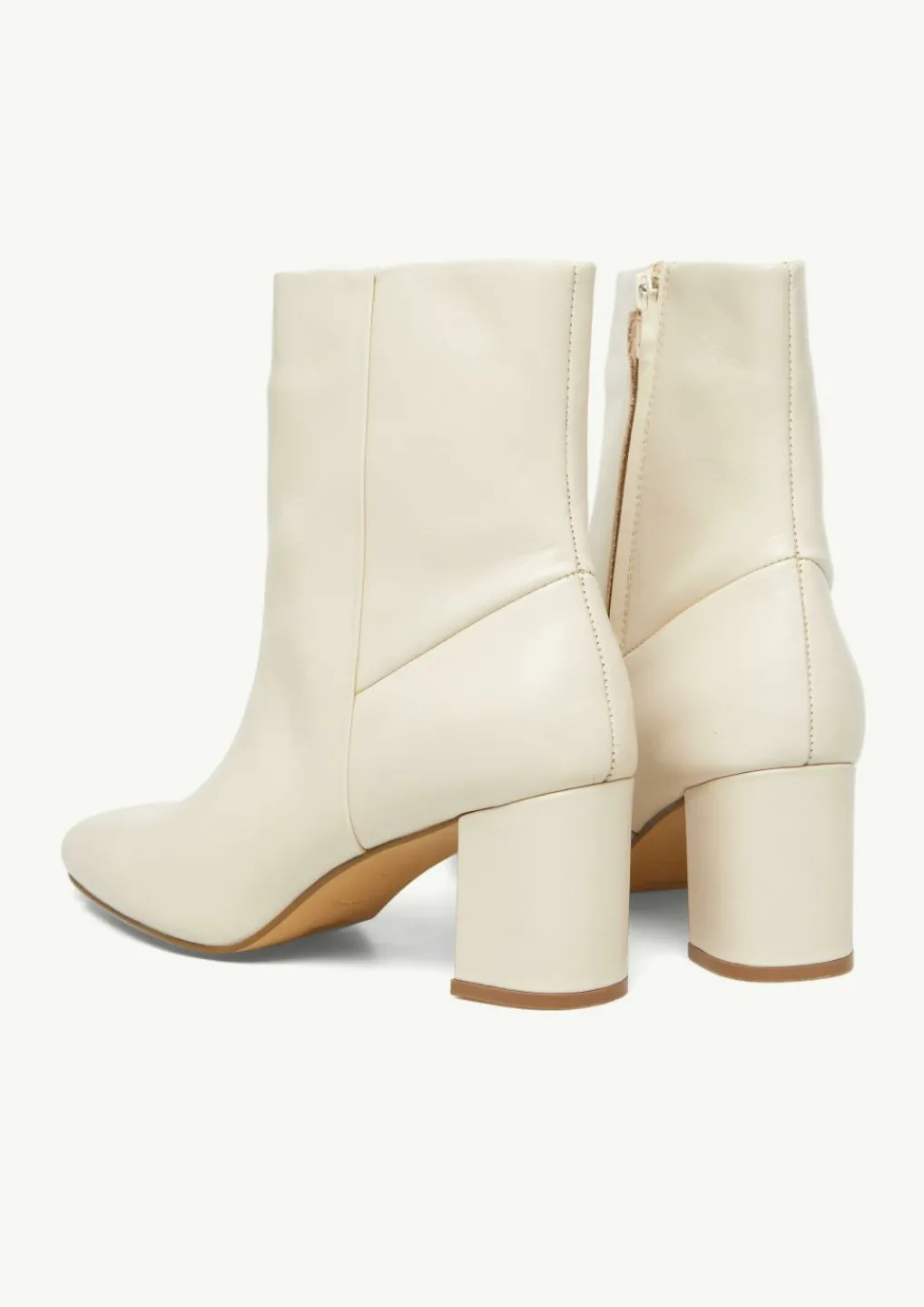 Absatz-Stiefelette aus Glattleder-Comma Online