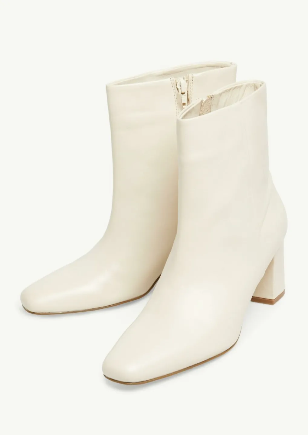 Absatz-Stiefelette aus Glattleder-Comma Online