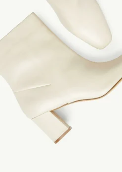 Absatz-Stiefelette aus Glattleder-Comma Online