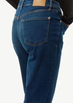 Ankle-Jeans aus Baumwollstretch mit geradem Bein-Comma Hot