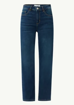 Ankle-Jeans aus Baumwollstretch mit geradem Bein-Comma Hot