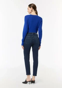 Ankle-Jeans mit Slim Leg-Comma Discount