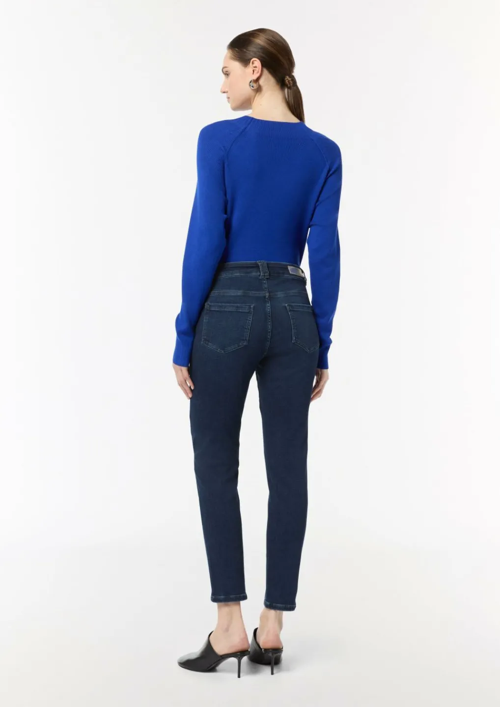 Ankle-Jeans mit Slim Leg-Comma Discount