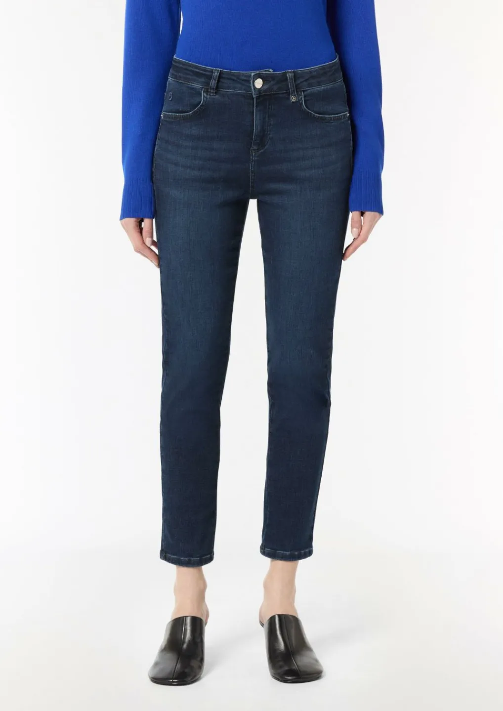Ankle-Jeans mit Slim Leg-Comma Discount