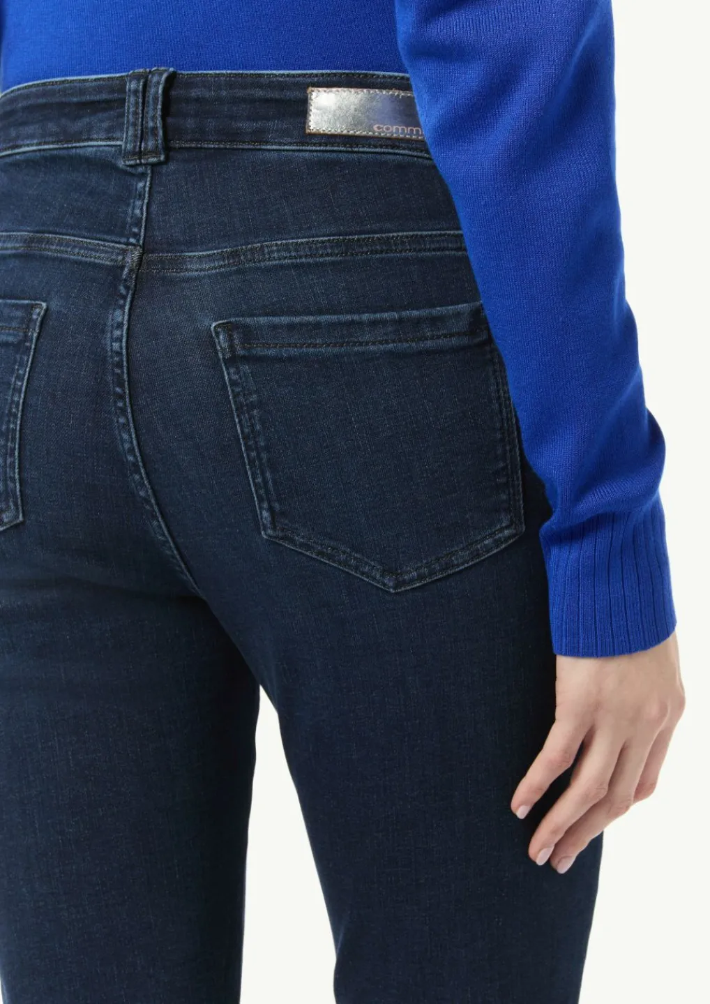 Ankle-Jeans mit Slim Leg-Comma Discount