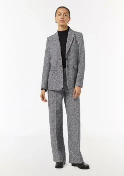 Antaillierter Blazer aus Jacquard-Comma Online