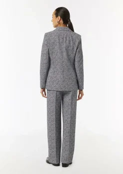 Antaillierter Blazer aus Jacquard-Comma Online