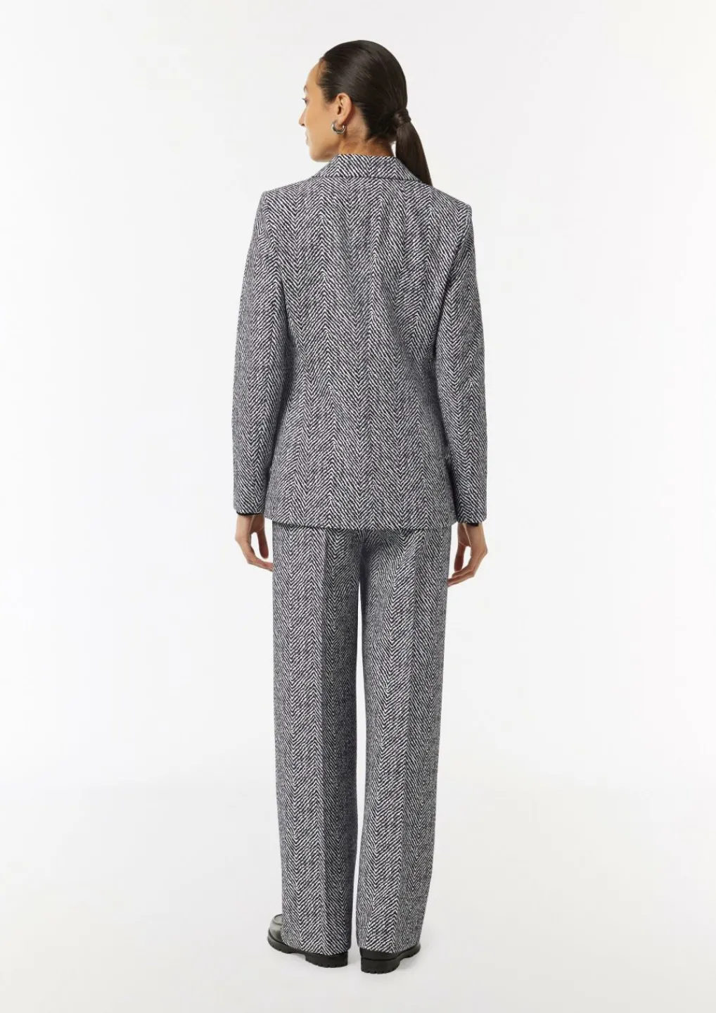 Antaillierter Blazer aus Jacquard-Comma Online