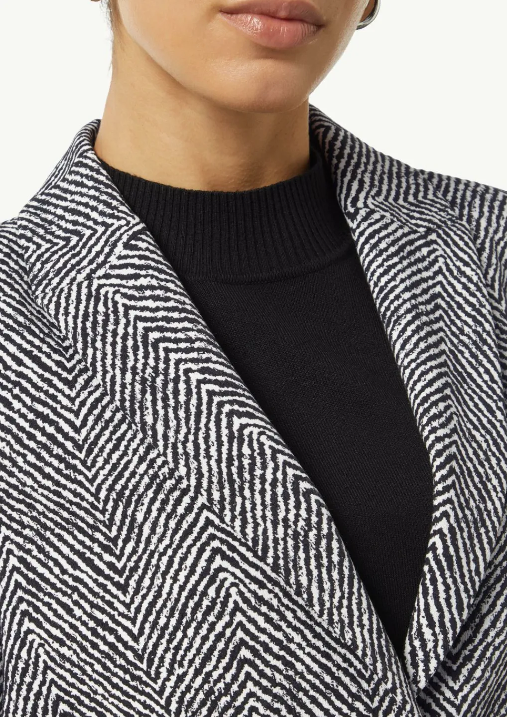 Antaillierter Blazer aus Jacquard-Comma Online