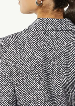 Antaillierter Blazer aus Jacquard-Comma Online