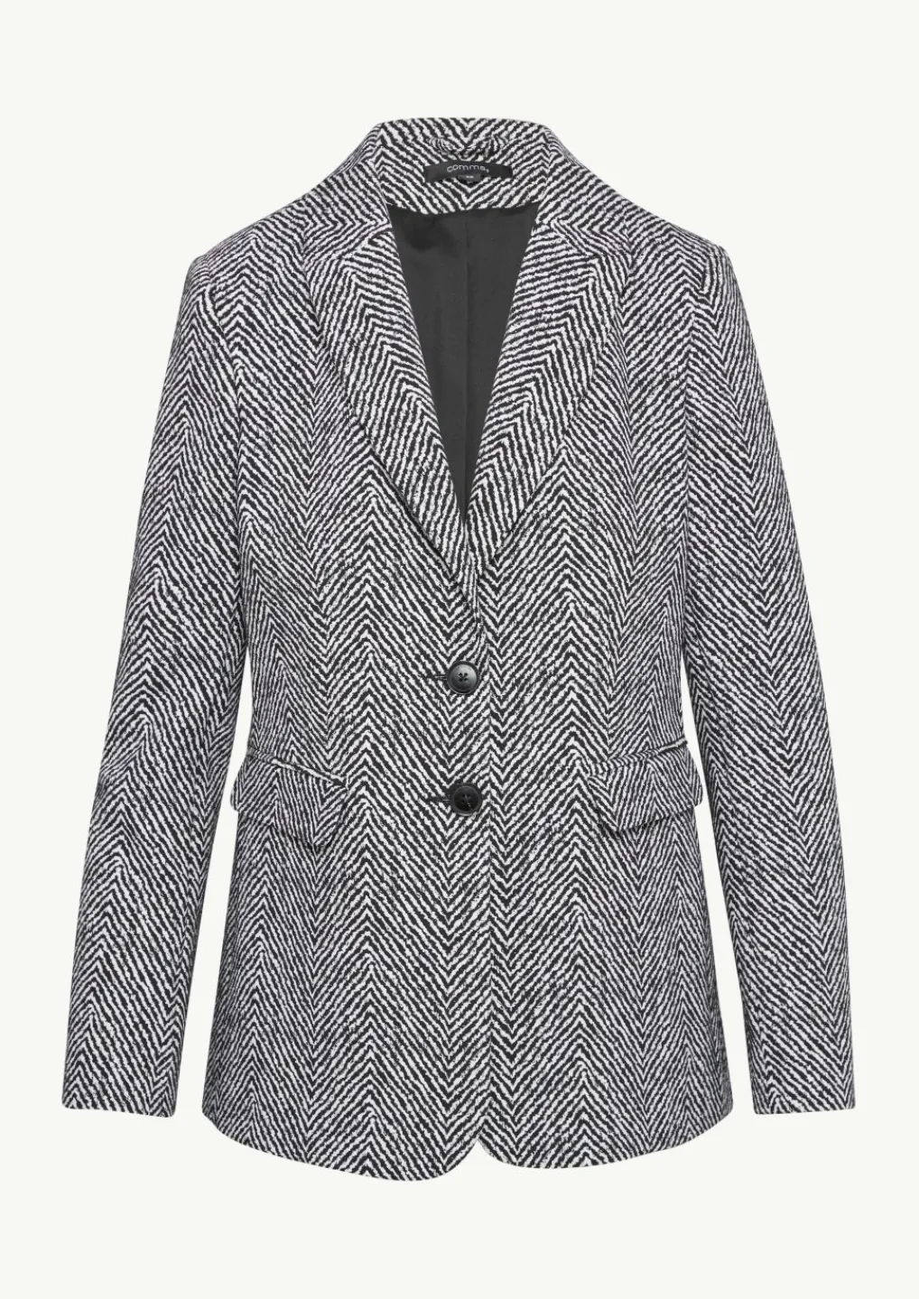 Antaillierter Blazer aus Jacquard-Comma Online