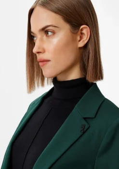 Antaillierter Blazer aus Twill-Comma Clearance