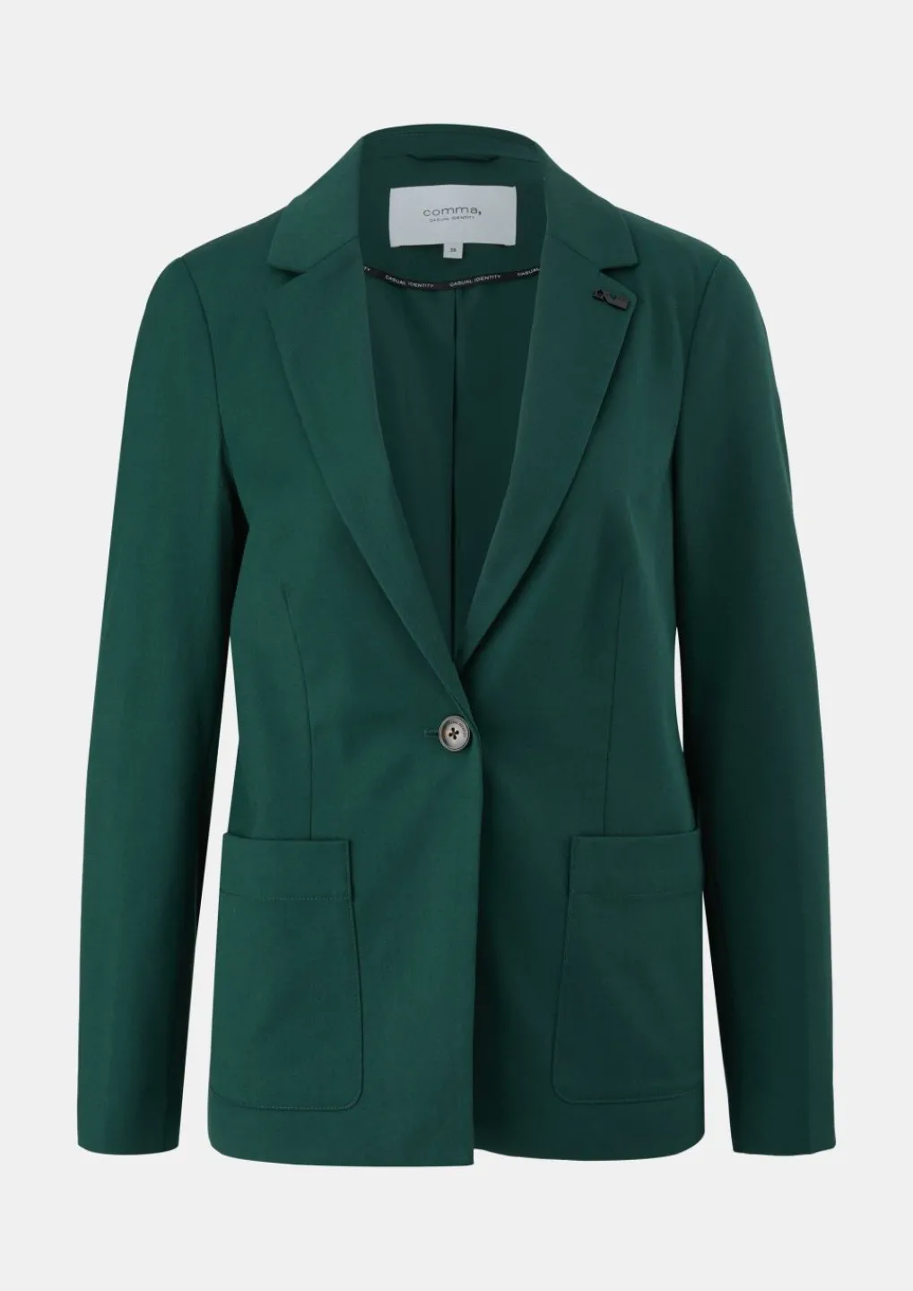Antaillierter Blazer aus Twill-Comma Clearance