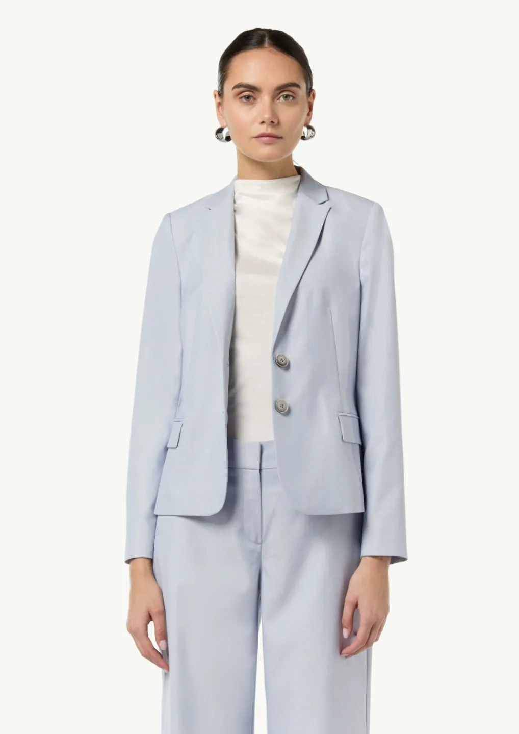 Antaillierter Blazer aus Viskosemix-Comma Fashion