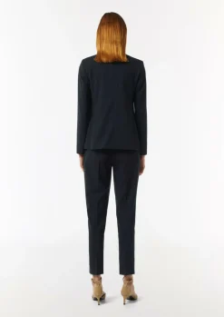 Antaillierter Blazer mit dezentem Gitzergarn-Comma Discount
