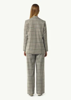Antaillierter Karo-Blazer-Comma Outlet