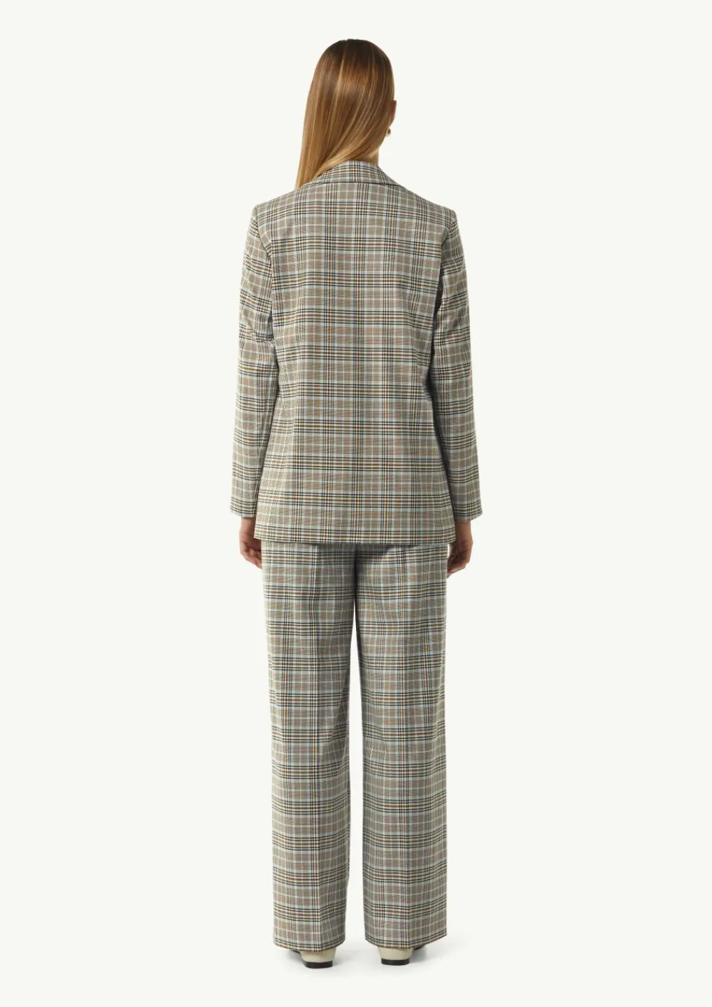 Antaillierter Karo-Blazer-Comma Outlet