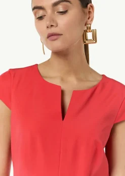 Antailliertes Kleid aus Viskosestretch-Comma Online