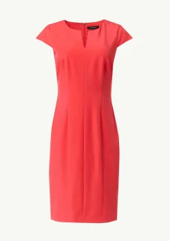 Antailliertes Kleid aus Viskosestretch-Comma Online