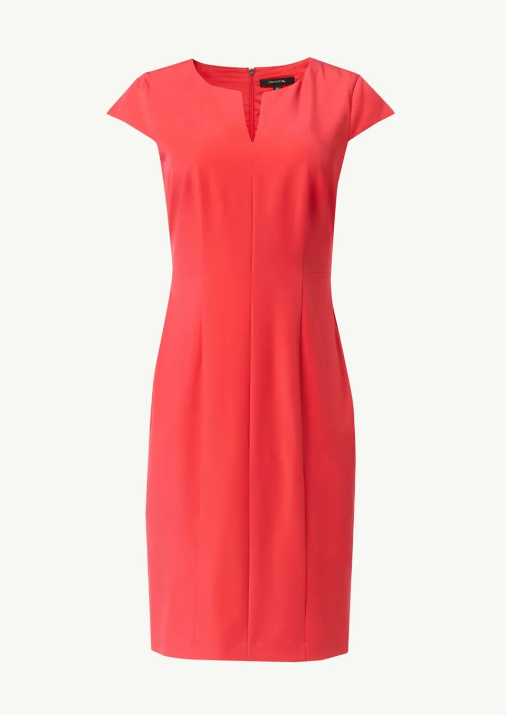 Antailliertes Kleid aus Viskosestretch-Comma Online