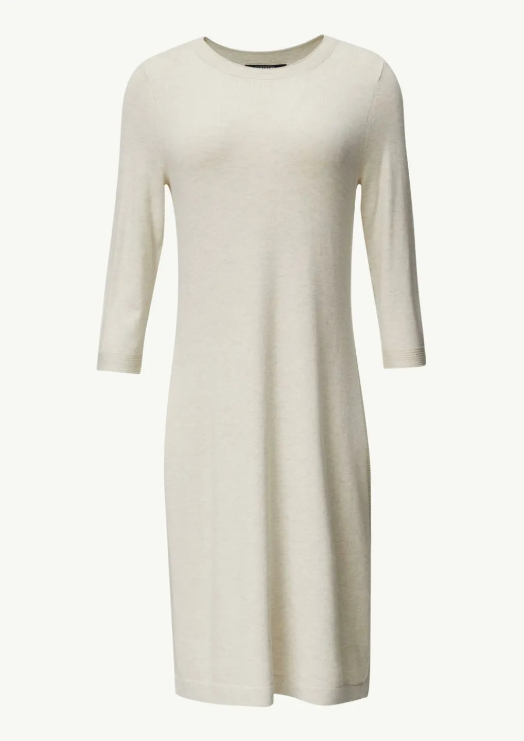 Antailliertes Strickkleid mit seitlichen Rippdetails-Comma Online