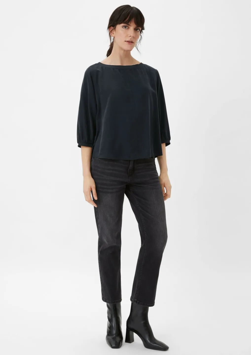 3/4-Arm-Bluse aus Modal-Comma Clearance