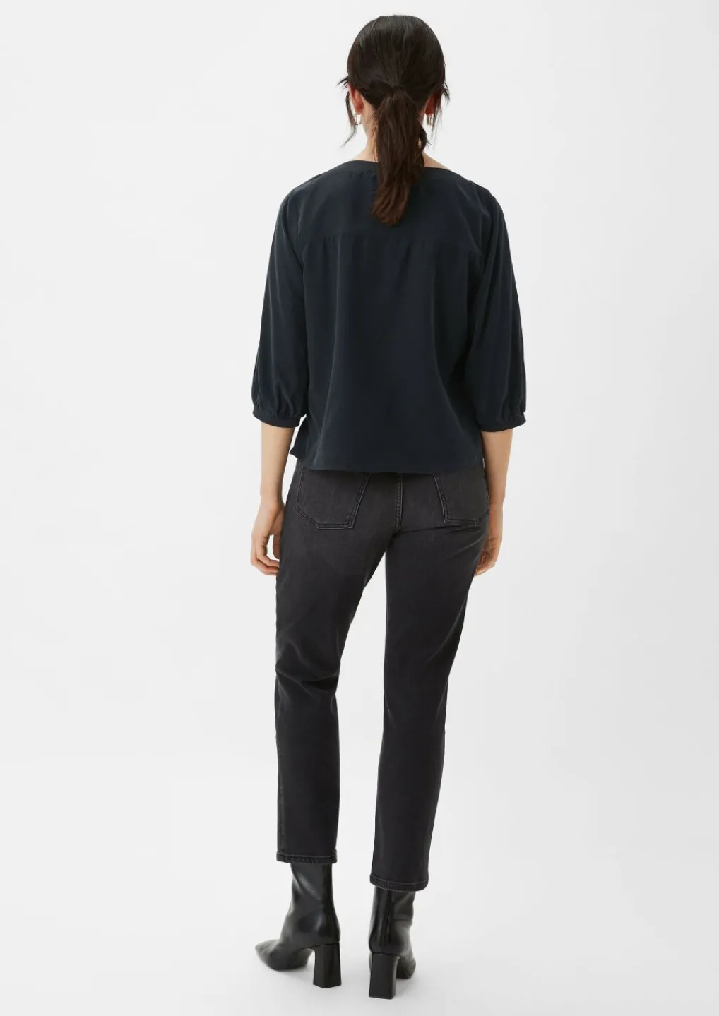 3/4-Arm-Bluse aus Modal-Comma Clearance