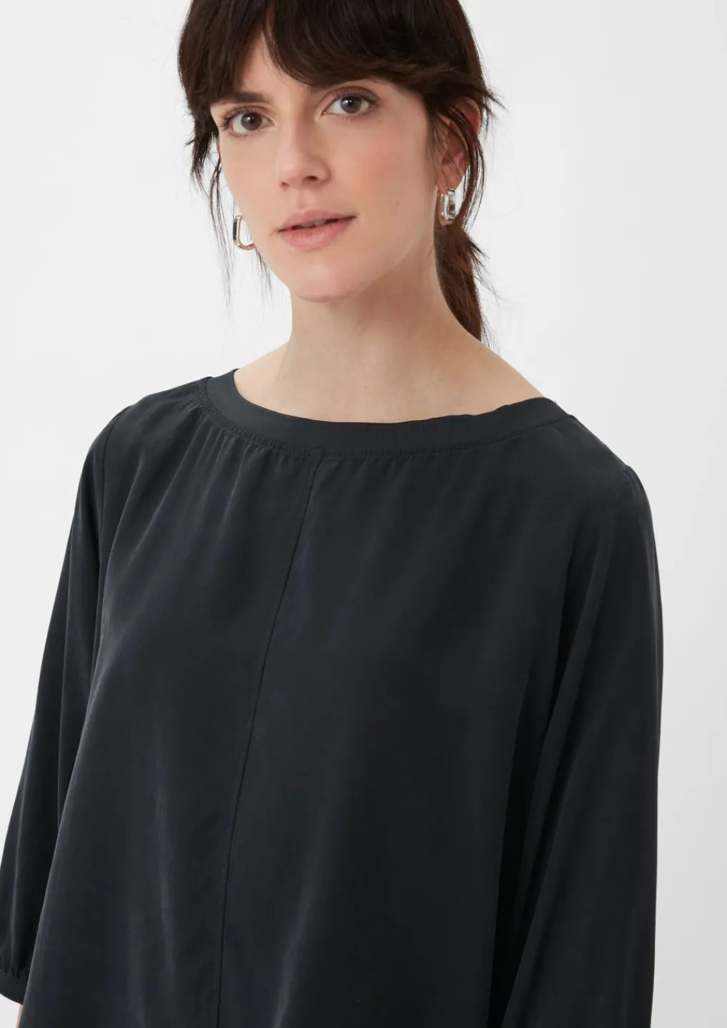 3/4-Arm-Bluse aus Modal-Comma Clearance