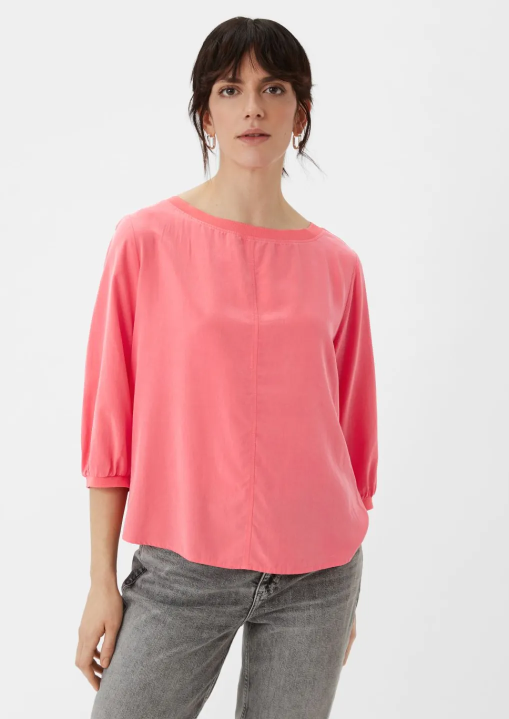 3/4-Arm-Bluse aus Modal-Comma Clearance