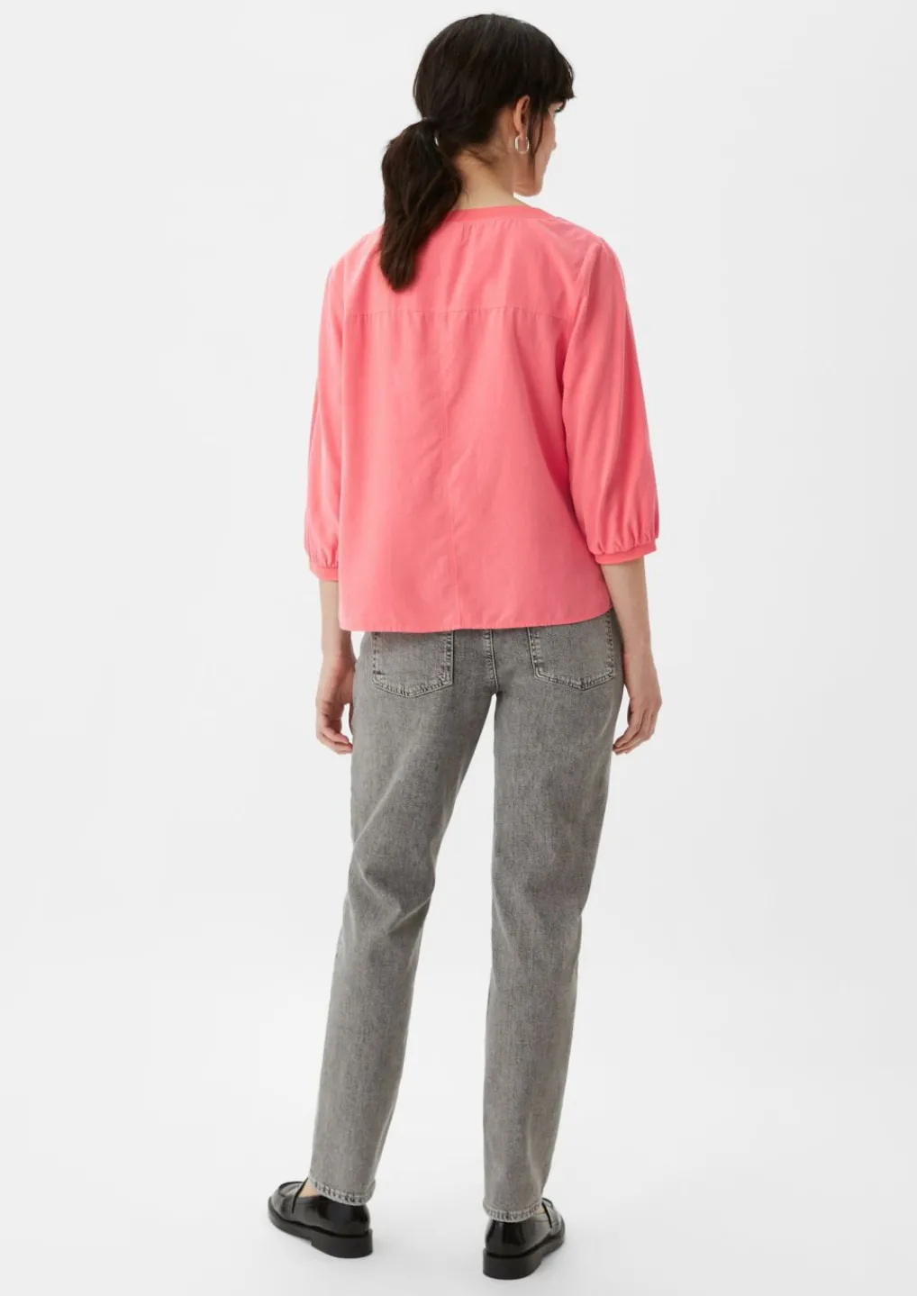 3/4-Arm-Bluse aus Modal-Comma Clearance