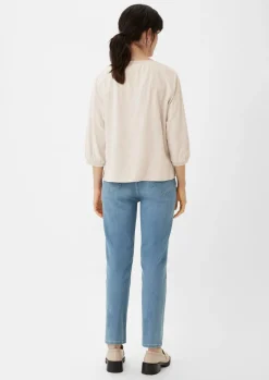 3/4-Arm-Bluse aus Modal-Comma Online