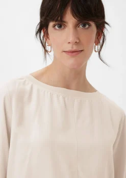 3/4-Arm-Bluse aus Modal-Comma Online