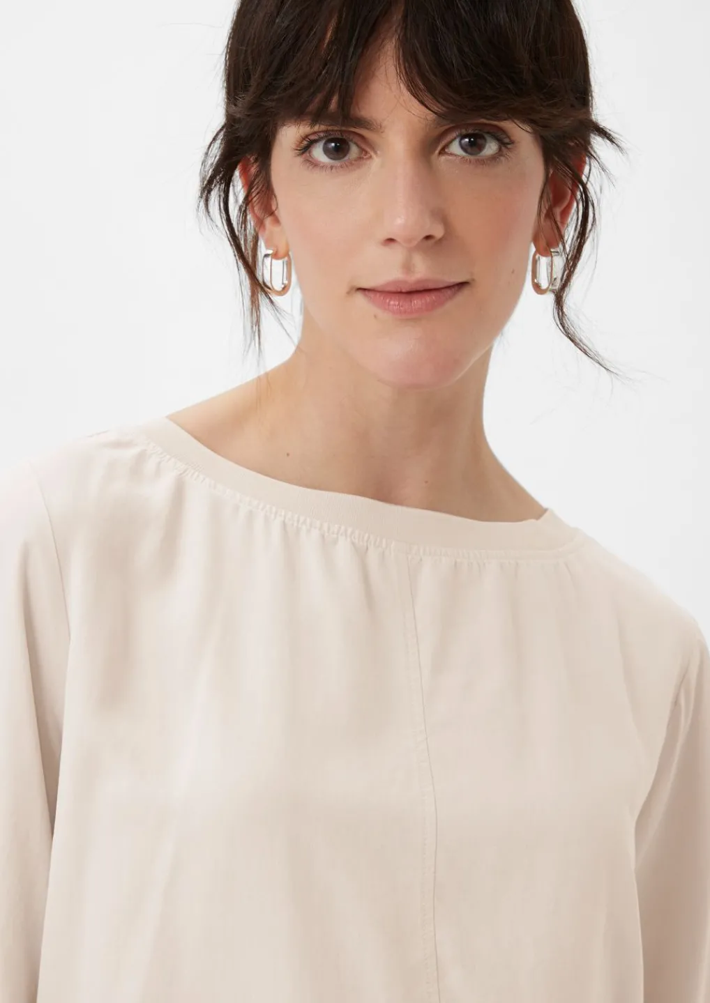 3/4-Arm-Bluse aus Modal-Comma Online