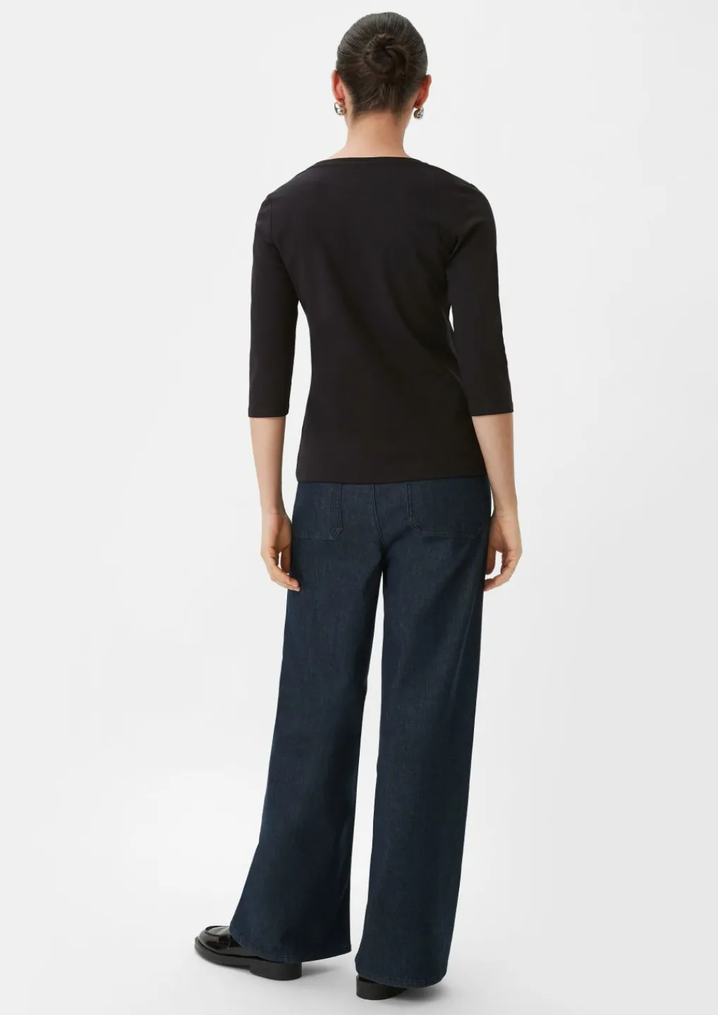 3/4-Arm-Shirt aus Jersey-Comma Clearance