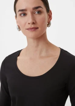 3/4-Arm-Shirt aus Jersey-Comma Clearance