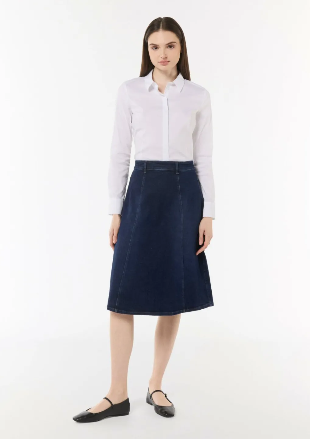 Ausgestellter Jeansrock-Comma Fashion
