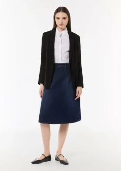 Ausgestellter Jeansrock-Comma Fashion