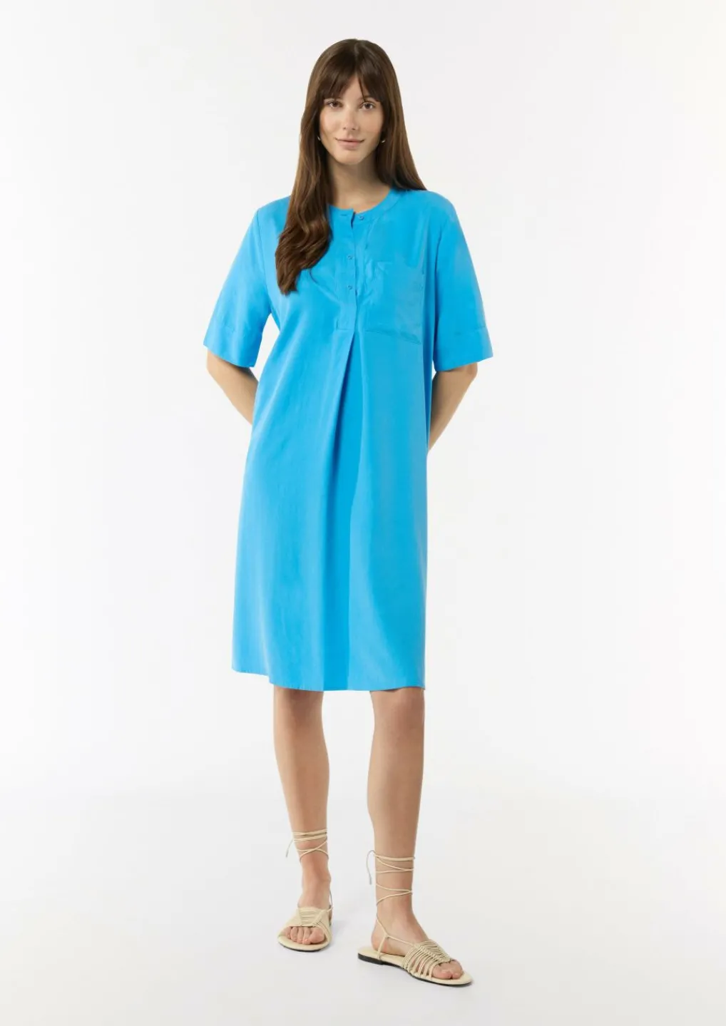 Ausgestelltes T-Shirt-Kleid aus Modal-Comma Clearance