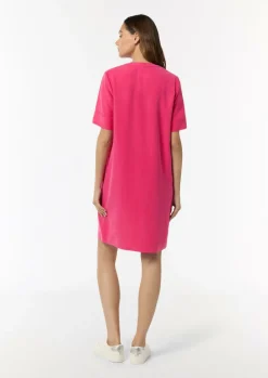 Ausgestelltes T-Shirt-Kleid mit Stickerei-Comma Discount