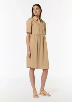 Baumwollkleid mit Hemdkragen-Comma Clearance