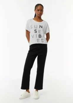 Baumwollshirt im Relaxed-Fit-Comma New