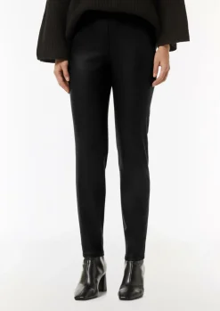 Beschichtete Hose im Skinny Fit-Comma Sale