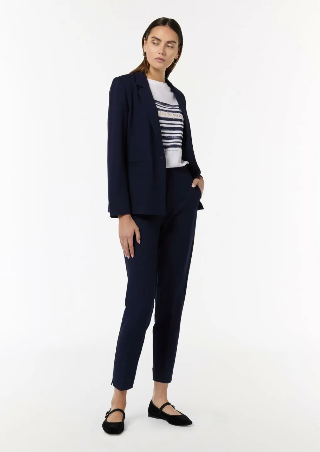 Blazer aus Jersey-Comma Fashion