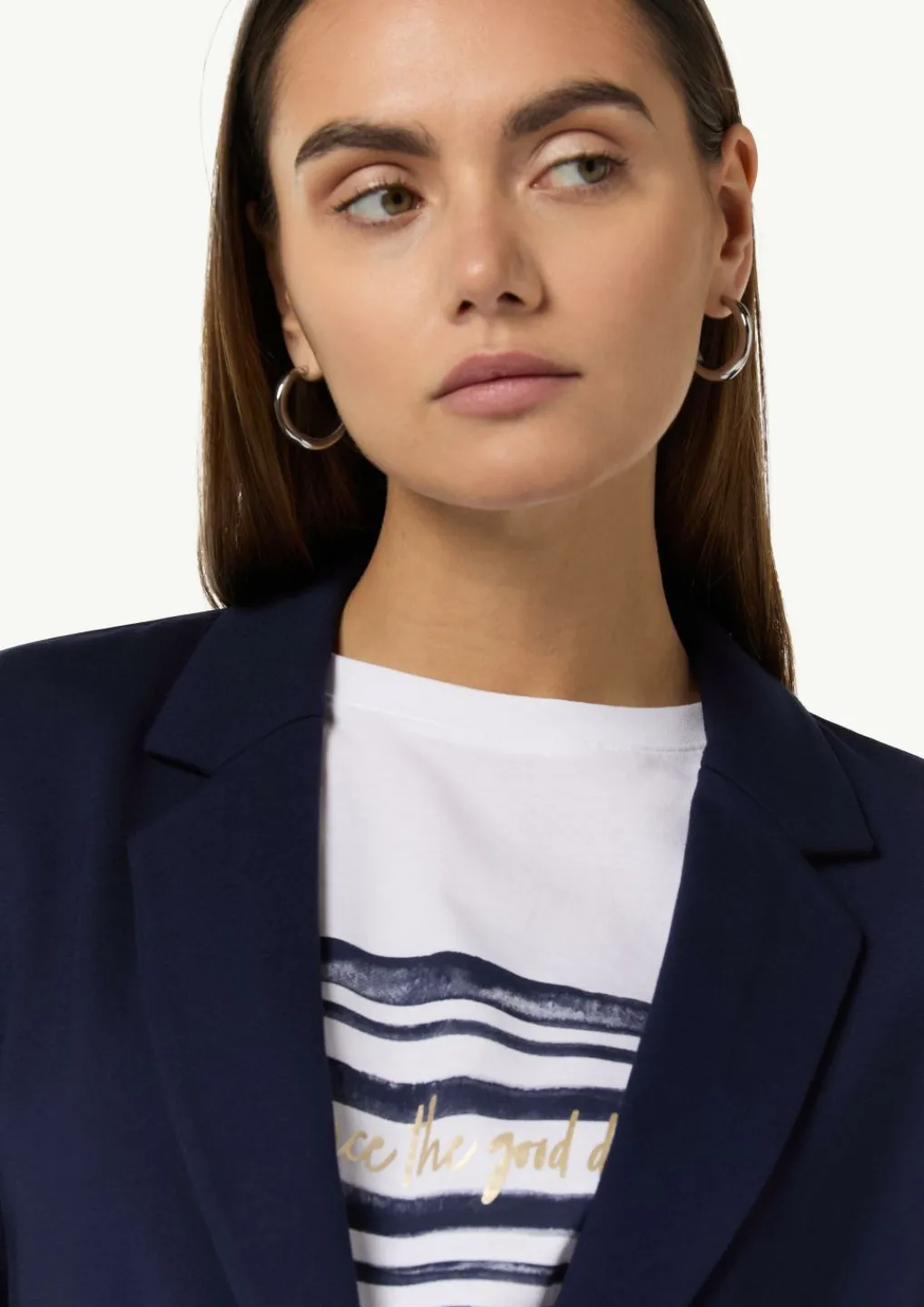 Blazer aus Jersey-Comma Fashion