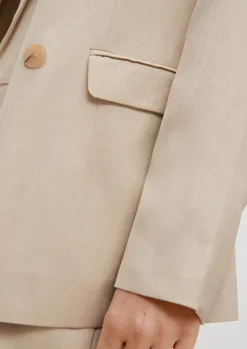 Blazer aus Leinenmix-Comma Hot