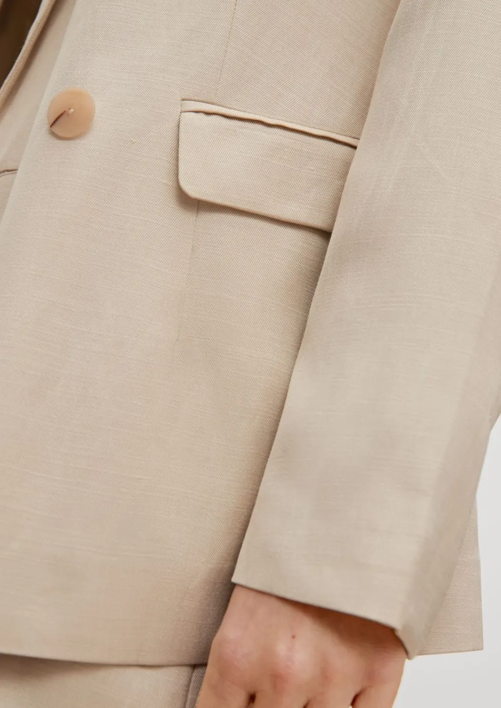 Blazer aus Leinenmix-Comma Hot