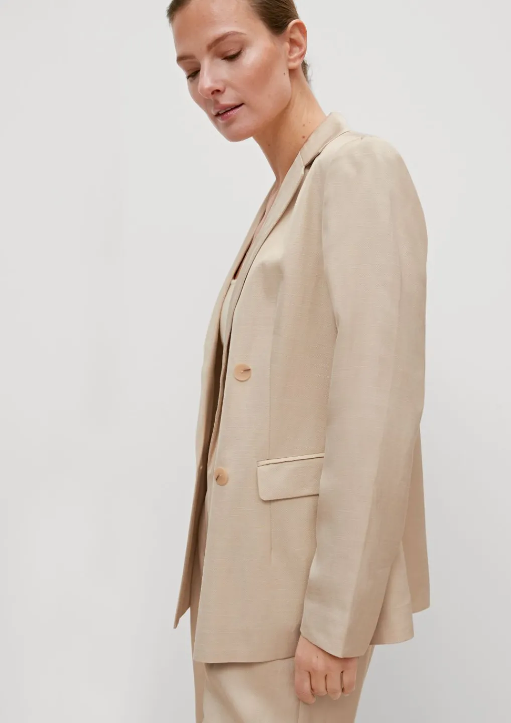 Blazer aus Leinenmix-Comma Hot