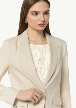 Blazer aus Leinenmix-Comma Outlet