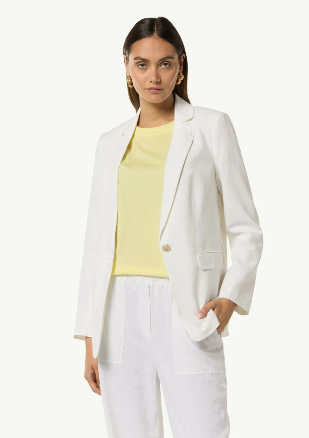Blazer aus Leinenmix-Comma New